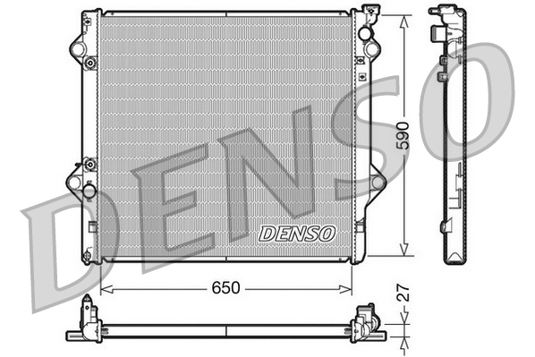 Radiator, racire motor DRM50047 DENSO