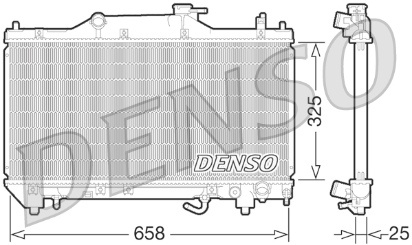 Radiator, racire motor DRM50067 DENSO