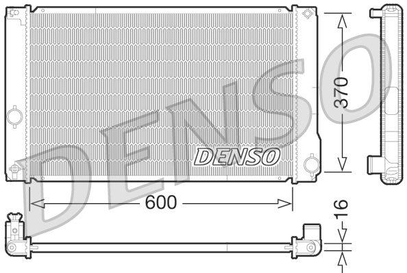 Radiator, racire motor DRM50076 DENSO