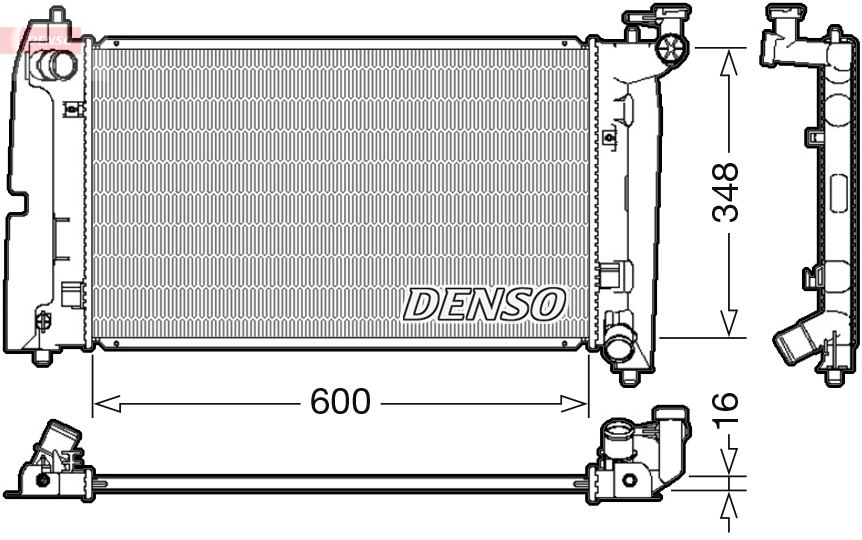 Radiator, racire motor DRM50085 DENSO