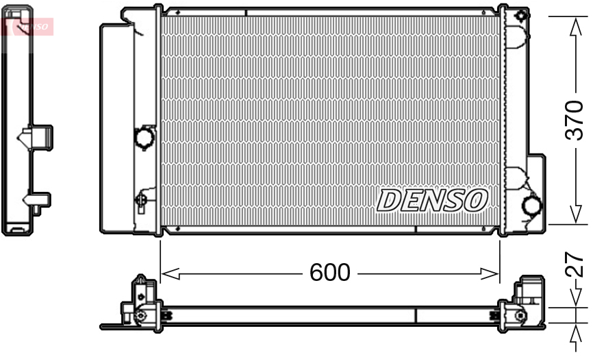 Radiator, racire motor DRM50087 DENSO