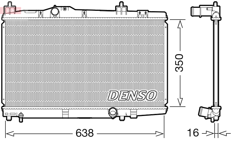 Radiator, racire motor DRM50105 DENSO