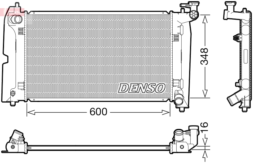 Radiator, racire motor DRM50110 DENSO