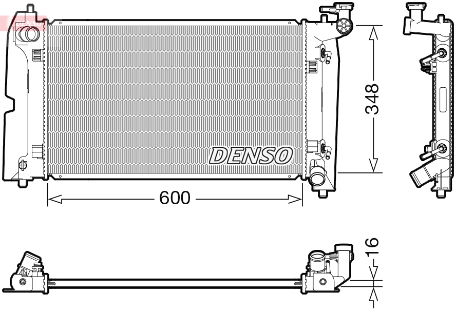 Radiator, racire motor DRM50111 DENSO