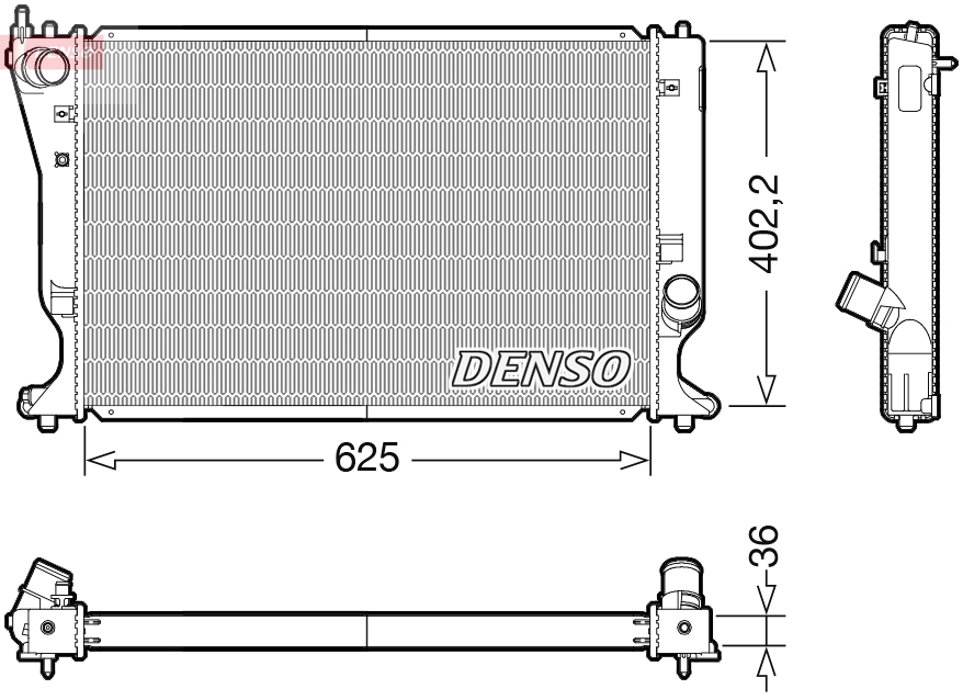 Radiator, racire motor DRM50132 DENSO