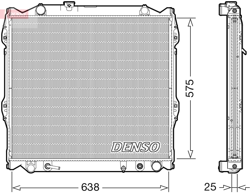 Radiator, racire motor DRM50138 DENSO