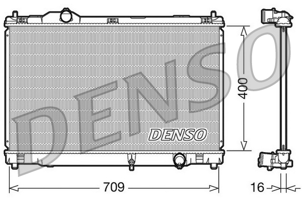 Radiator, racire motor DRM51008 DENSO