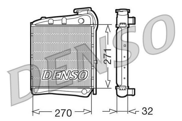 Radiator, racire motor DRM99004 DENSO
