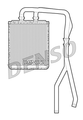 Schimbator caldura, incalzire habitaclu DRR12010 DENSO