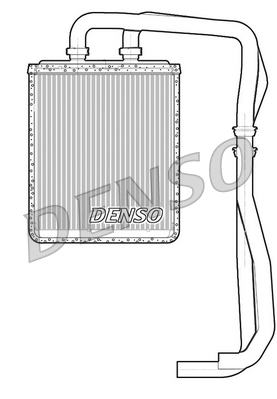 Schimbator caldura, incalzire habitaclu DRR12011 DENSO