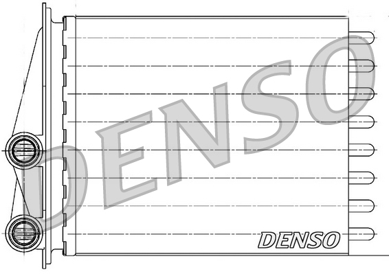 Schimbator caldura, incalzire habitaclu DRR23020 DENSO