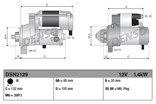 starter DSN2129 DENSO