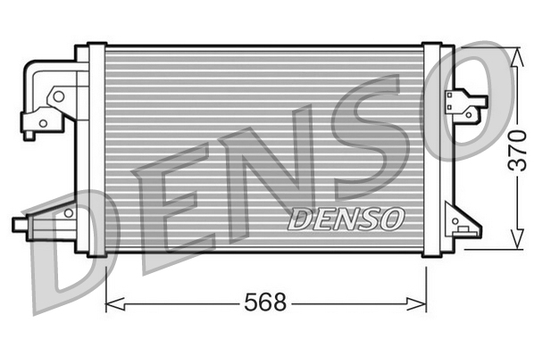 Condensator, climatizare DCN10001 DENSO