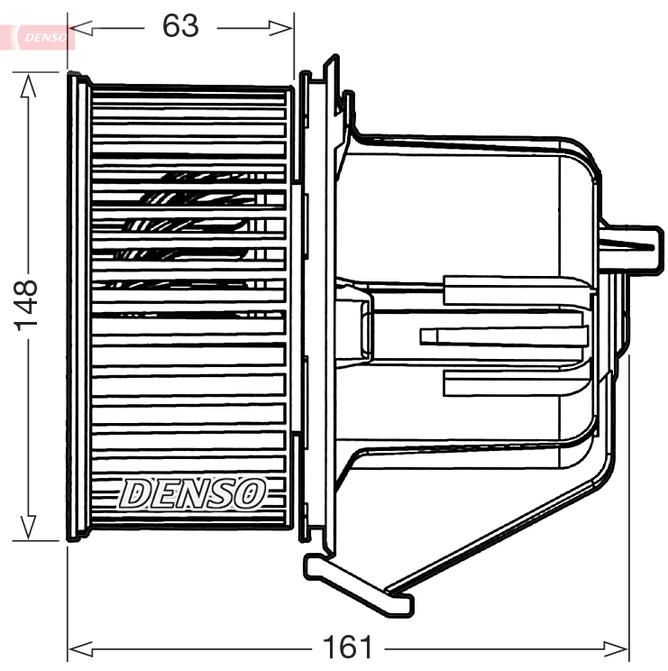 Ventilator, habitaclu DEA07027 DENSO