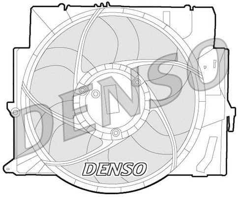Ventilator, radiator DER05006 DENSO