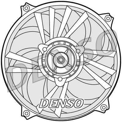 Ventilator, radiator DER21013 DENSO