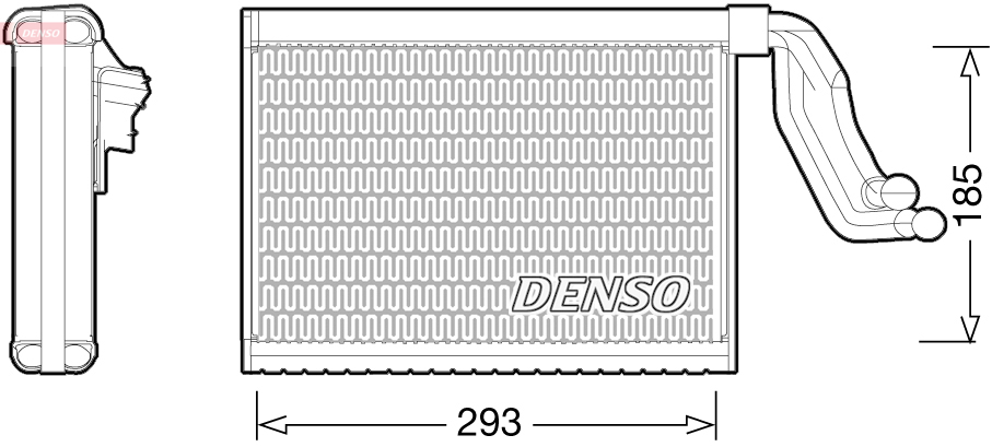 Evaporator, aer conditionat DEV05001 DENSO