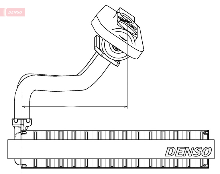 Evaporator, aer conditionat DEV09020 DENSO