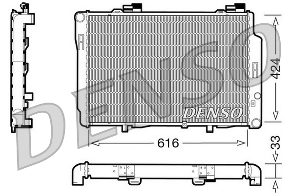 Radiator, racire motor DRM17070 DENSO