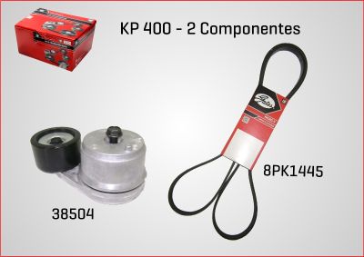 Set curea transmisie cu caneluri KP400 GATES-BR