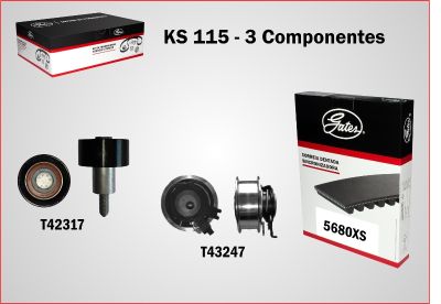 Set curea de distributie KS115 GATES-BR