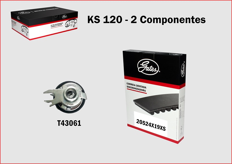 Set curea de distributie KS120 GATES-BR