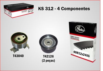 Set curea de distributie KS312 GATES-BR