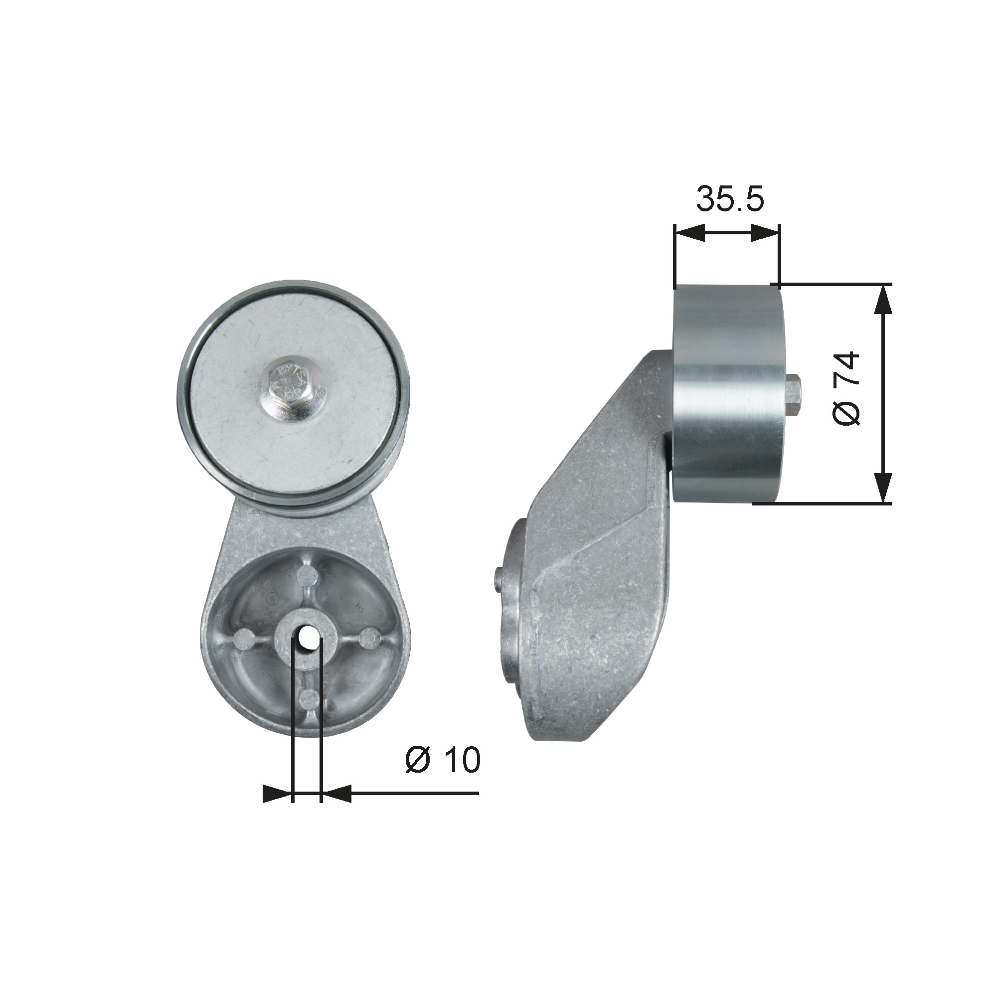 Intinzator curea, curea distributie T36501 GATES-BR