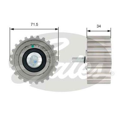Rola ghidare/conducere, curea distributie T42183 GATES-BR