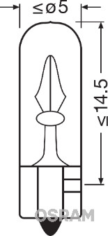 Bec, lumini bord 2722 OSRAM