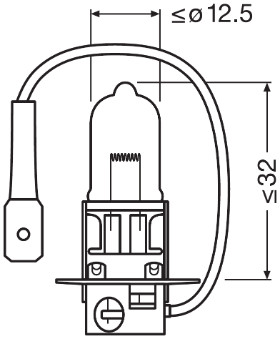 Bec, far faza lunga 64151NL OSRAM