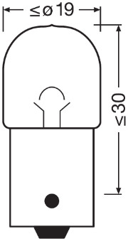 Bec, semnalizator 5008-02B OSRAM