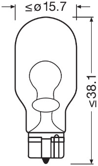 Bec, semnalizator 921-02B OSRAM