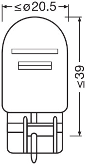 Bec, semnalizator 7515-02B OSRAM