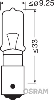 Bec, semnalizator 64136 OSRAM