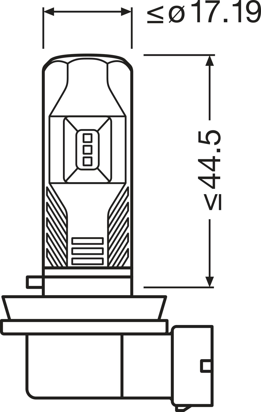 Bec, far faza lunga 67219CW OSRAM