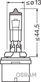 Bec, far principal 881 OSRAM