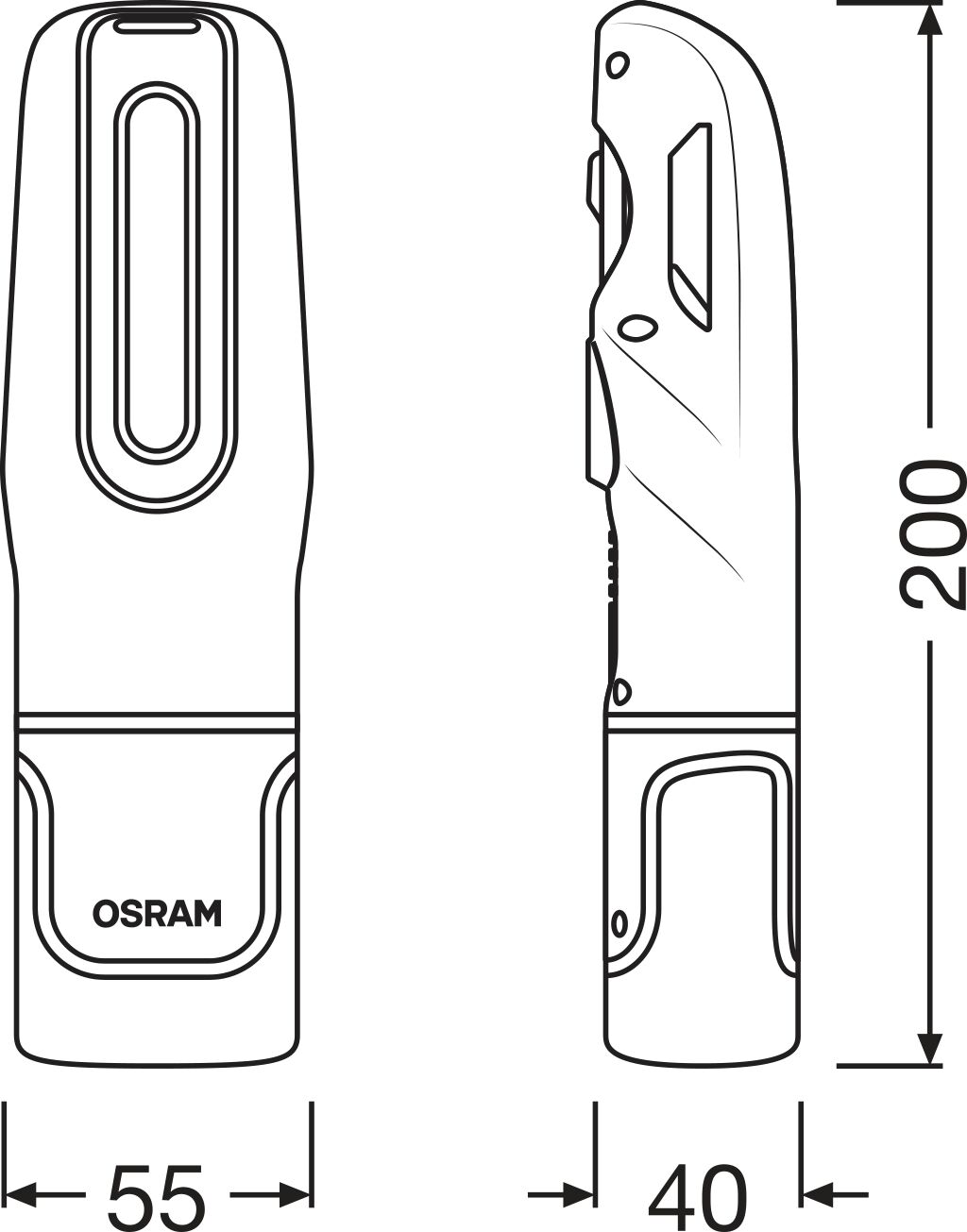 Lampa de mana LEDIL401 OSRAM