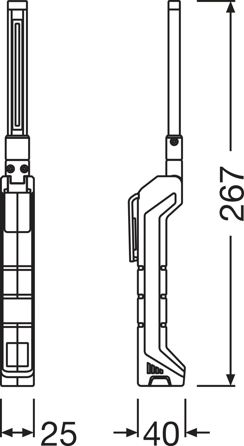 Lampa de mana LEDIL408 OSRAM