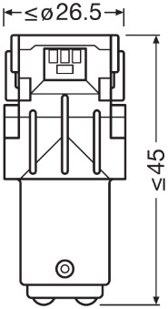 Bec incandescent 7528DRP-02B OSRAM