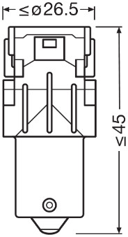 Bec incandescent 7506DWP-02B OSRAM