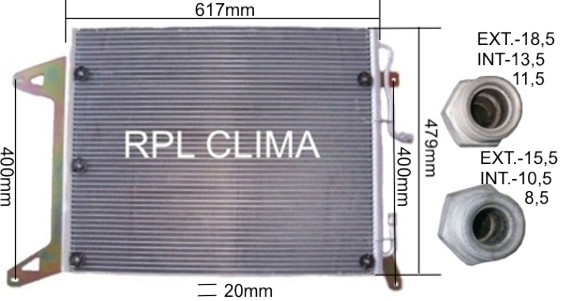 Condensator, climatizare APCDIV5001 RPL QUALITY