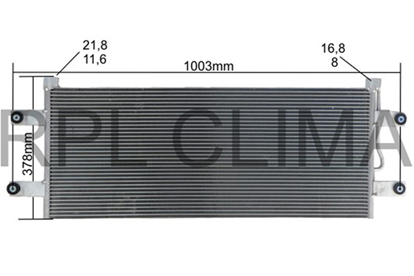 Condensator, climatizare APCDMB0074 RPL QUALITY