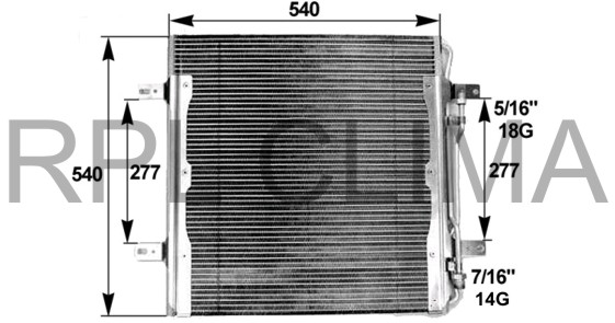 Condensator, climatizare APCDMB5044 RPL QUALITY
