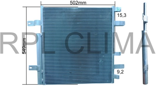 Condensator, climatizare APCDMB5071 RPL QUALITY