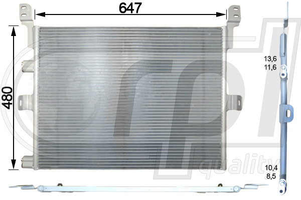 Condensator, climatizare APCDRE5042 RPL QUALITY