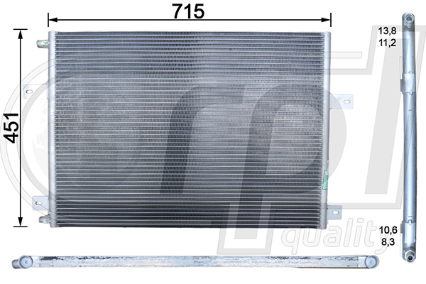 Condensator, climatizare APCDRE5059 RPL QUALITY