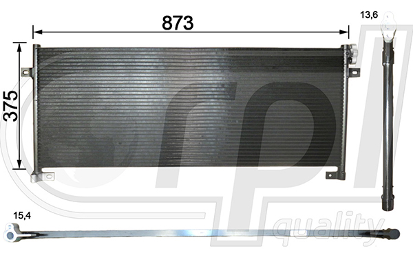 Condensator, climatizare APCDVO5045 RPL QUALITY
