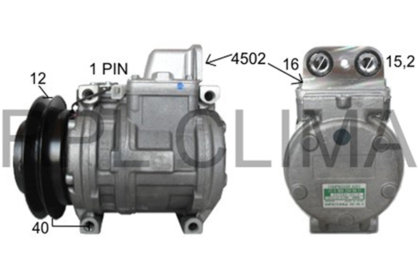 Compresor, climatizare APCOMB5026 RPL QUALITY