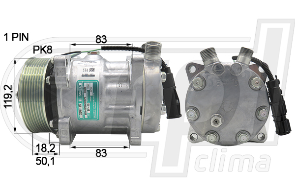 Compresor, climatizare APCOMN0002 RPL QUALITY